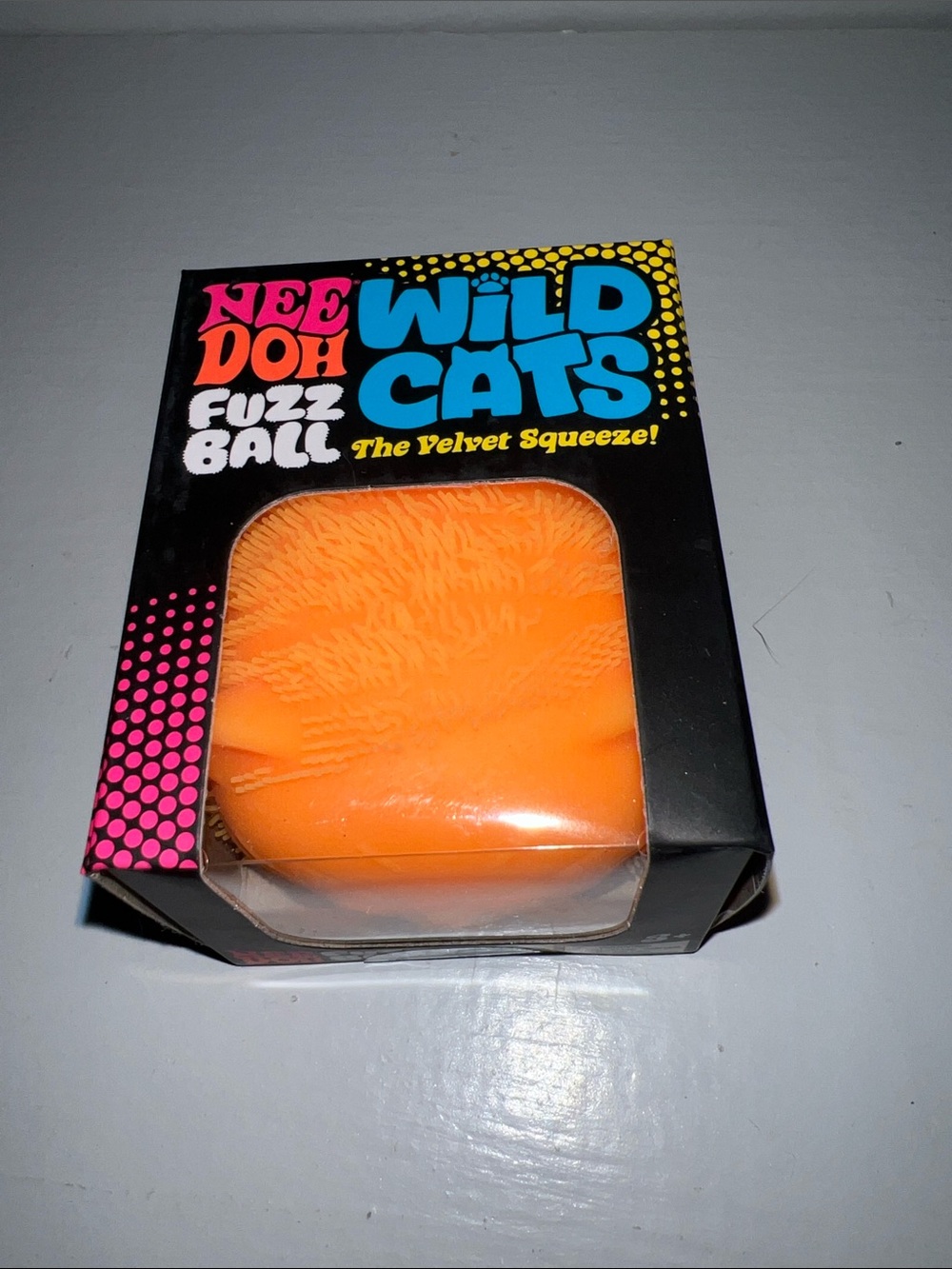 Wild Cats Fuzz Ball Cat Toy - Orange